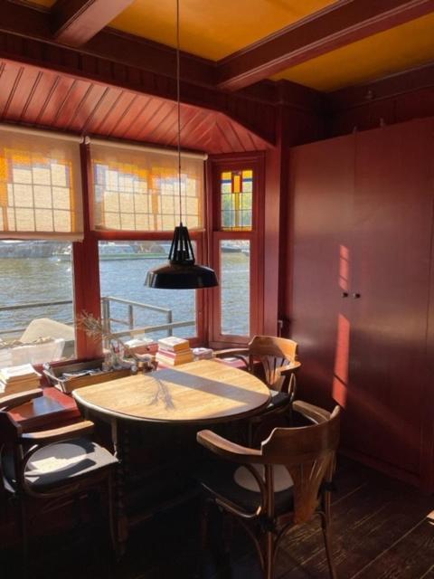 Houseboat Amstel River Studio Άμστερνταμ Εξωτερικό φωτογραφία